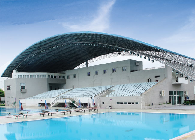 儋州游泳馆网架