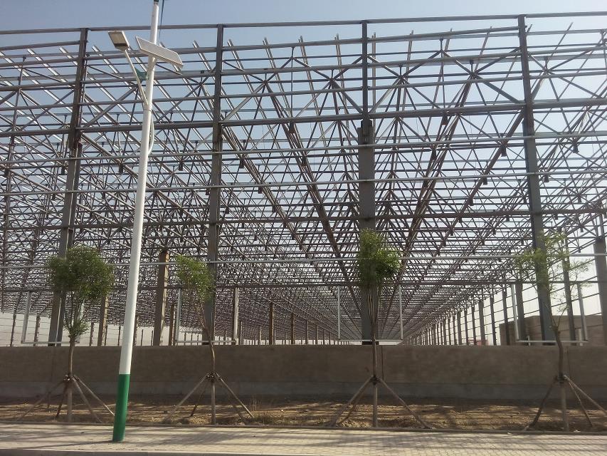儋州汽车工业厂房网架