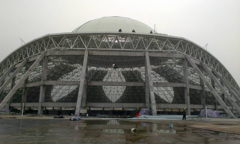 儋州温泉馆网架工程